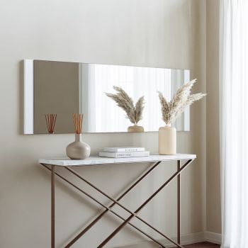Oglinda decorativa Aynas, Neostill, 120x40 cm, alb ieftina