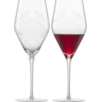 Set 2 pahare vin rosu Zwiesel Glas Bar Premium No.2 Bordeaux design Charles Schumann handmade 481ml