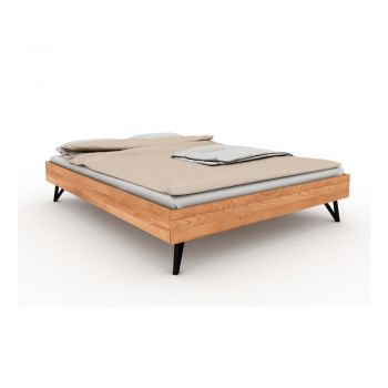 Pat dublu din lemn de fag 200x200 cm Golo - The Beds ieftin