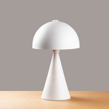 Lampa de masa, Dodo - 5052, Tatum, 30 x 52 cm, 1 x E27, 40W, alb la reducere