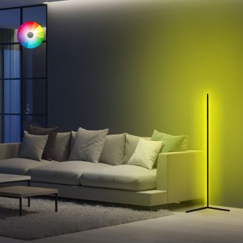 Lampadar, Lumos - Multicolor, Curlux, 120 cm, LED, 12.4W, multicolor ieftin