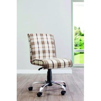 Scaun, Çilek, Plaid Soft Chair, Multicolor
