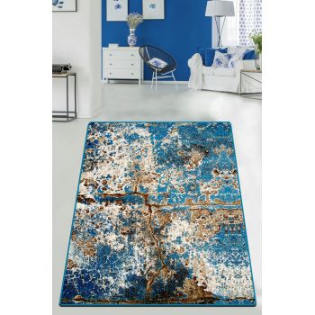 Covor, Be Lost , 100x140 cm, 70% bumbac;30% poliester, Multicolor