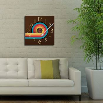 Ceas de perete, Msk-44, MDF, Dimensiune: 40 x 40 cm, Multicolor ieftin