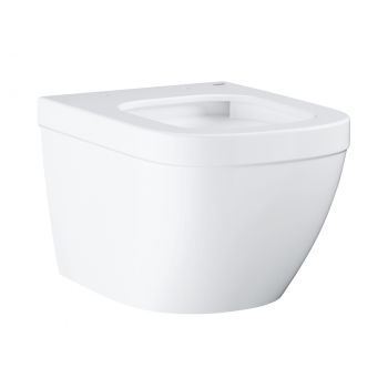 Vas wc suspendat Grohe Euro Ceramic Rimless Compact 37.4x49cm fixare ascunsa alb la reducere