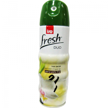 Odorizant de camera cu aerosol Sano Fresh Duo Vanilla & Lemon, 300 ml