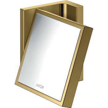 Oglinda cosmetica Hansgrohe Axor Universal 1.7x de perete auriu periat la reducere