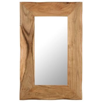 Oglindă cosmetică 50 x 80 cm lemn masiv de acacia ieftina