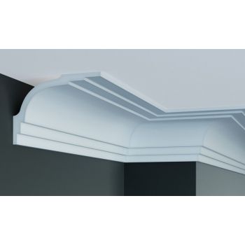 Cornisa decorativa din poliuretan Flexibil P880F - 12x17x200 cm