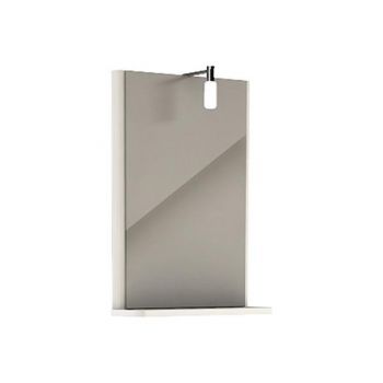 Oglinda cu sistem de iluminare, Kolo, Rekord, cu polita, 44 cm, alb ieftina
