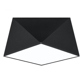 Plafonieră neagră 25x25 cm Koma – Nice Lamps ieftina