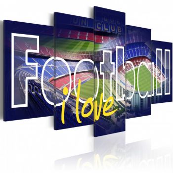 Tablou - Football My Love 200x100 cm