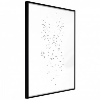 Poster - Connect the Dots, cu Ramă neagră, 20x30 cm la reducere