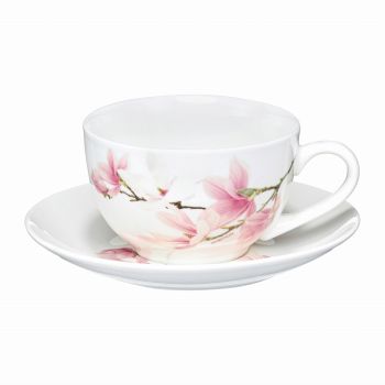 Set ceai/cafea 12 piese Magnolia, Ambition, 29x21x12 cm, portelan, multicolor ieftin