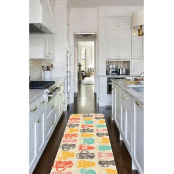 Covor pentru bucatarie, Oyo Concept, sed_carpet_2007, 58 x 115 cm, poliester, multicolor la reducere