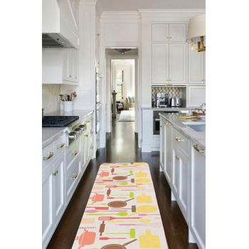 Covor pentru bucatarie, Oyo Concept, sed_carpet_2009, 58 x 115 cm, poliester, multicolor la reducere