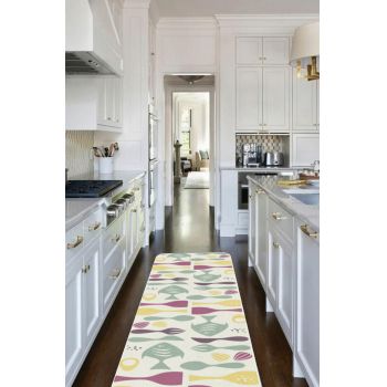 Covor pentru bucatarie, Oyo Concept, sed_carpet_2011, 58 x 115 cm, poliester, multicolor la reducere