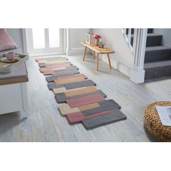 Covor Collage Pastel, Flair Rugs, 120x180 cm, lana, multicolor