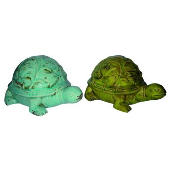 Statuete în set de 2 (înălțime 12,5 cm) Turtle - Deco Pleasure